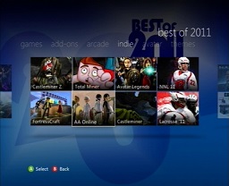  Xbox Dashboard Best Of 2011 Screenshot 2